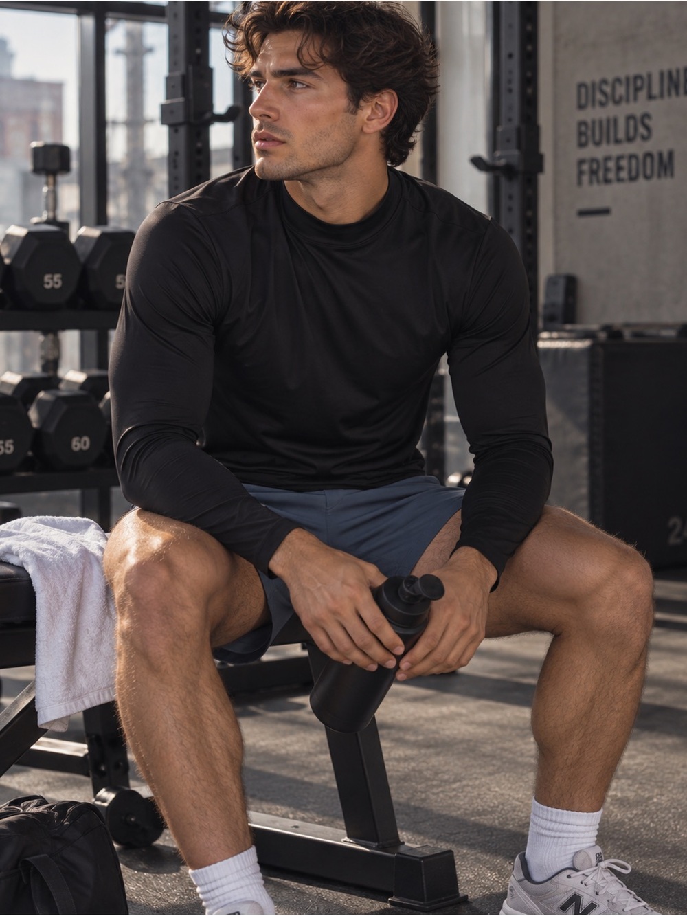 EXPRESS MENS MOCK NECK PERFORMANCE TEE